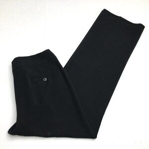 Atelier Women's Black Dress Pants Straight Leg Mid Rise size 6P length 30"